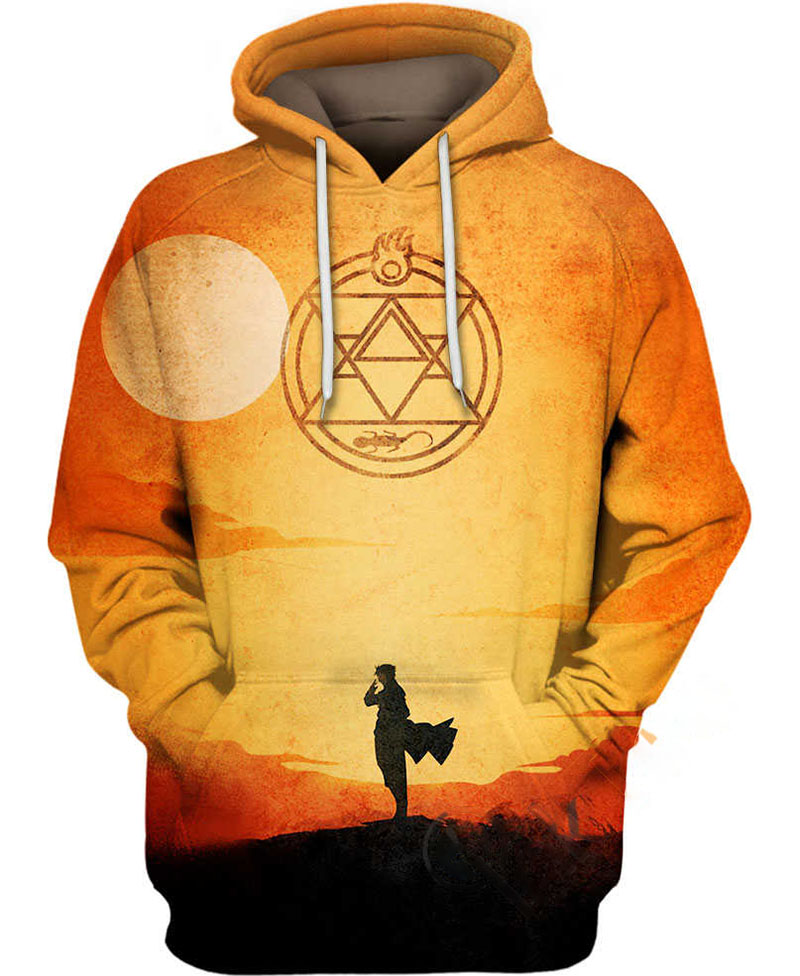 Roy Mustang Hoodie 3D