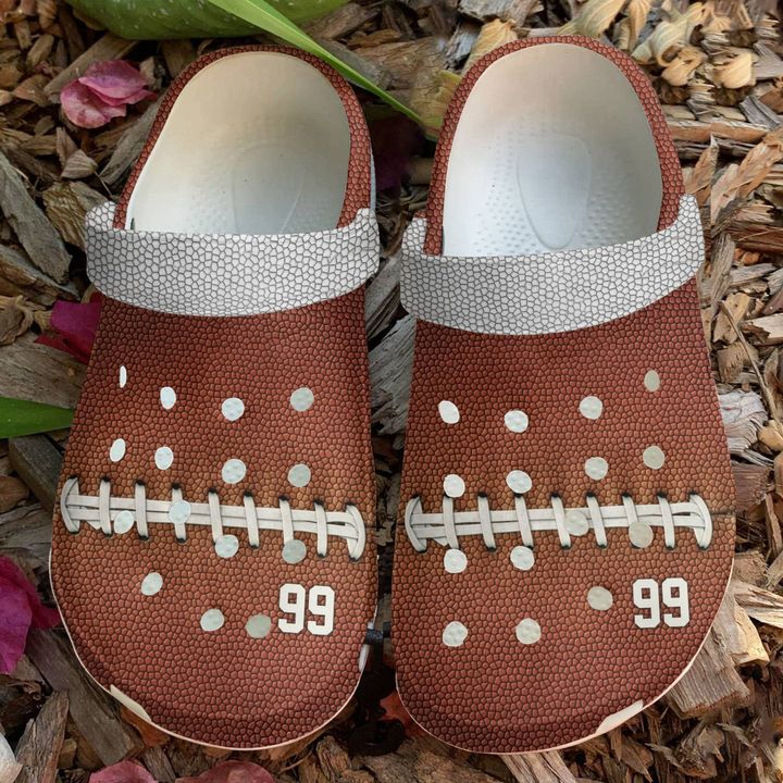 Rugby Personalized Pattern Crocs Clog Shoes