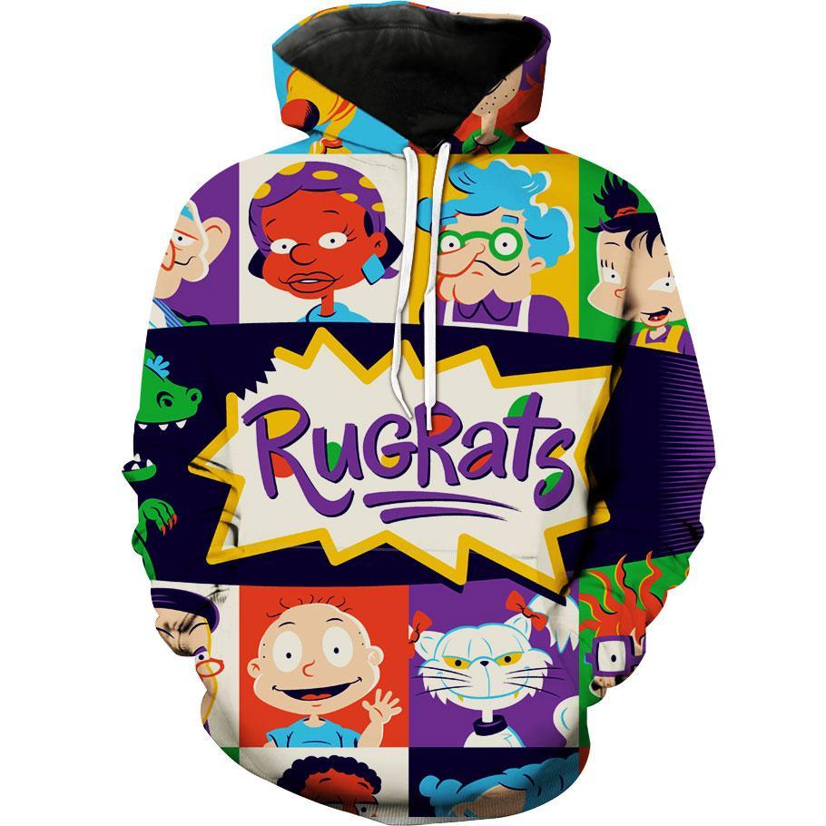Rugrats Awesome Rugrats Hoodie 3D 1 Rugrats Awesome Rugrats Hoodie 3D