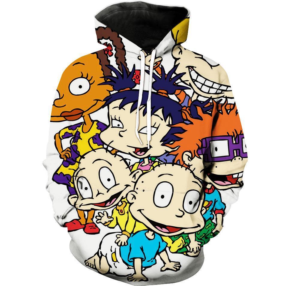 Rugrats Cartoon Rugrats Hoodie 3D 3 Rugrats Cartoon Rugrats Hoodie 3D