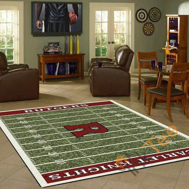 Rutgers Scarlet Knights Home Field Area Rug 5 Rutgers Scarlet Knights Home Field Area Rug