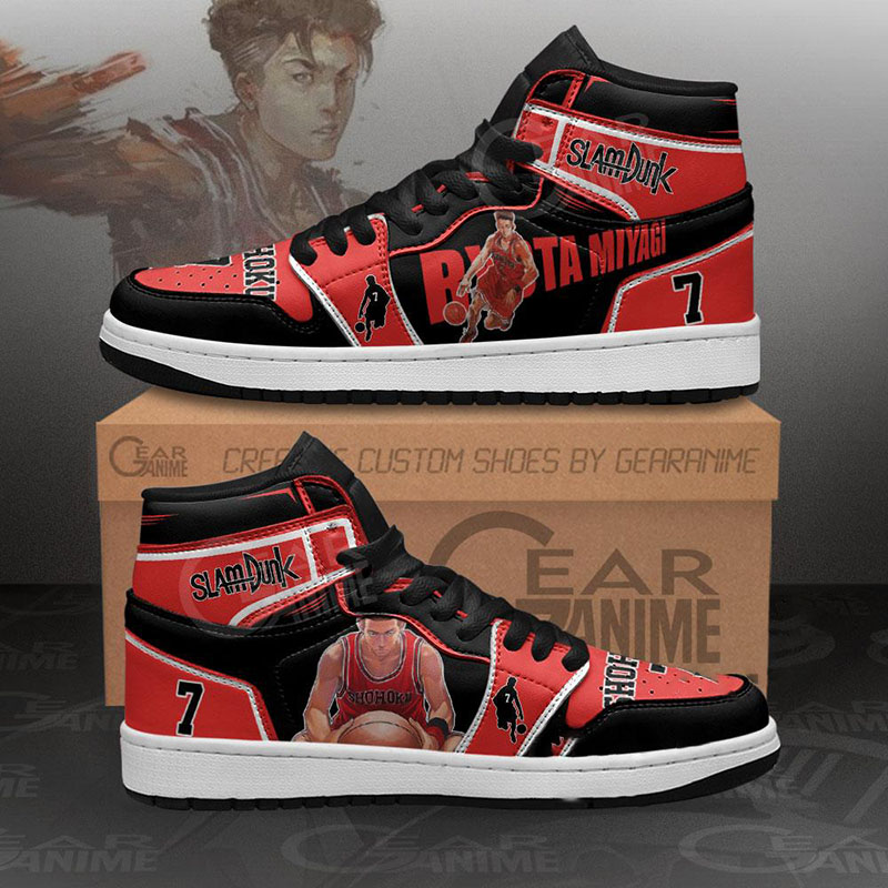 Ryota Miyagi Sneakers Slam Dunk Anime Air Jordan Shoes