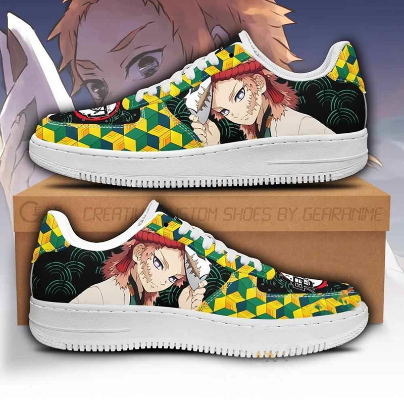 Sabito Custom Demon Slayer Anime Nike Air Force Shoes