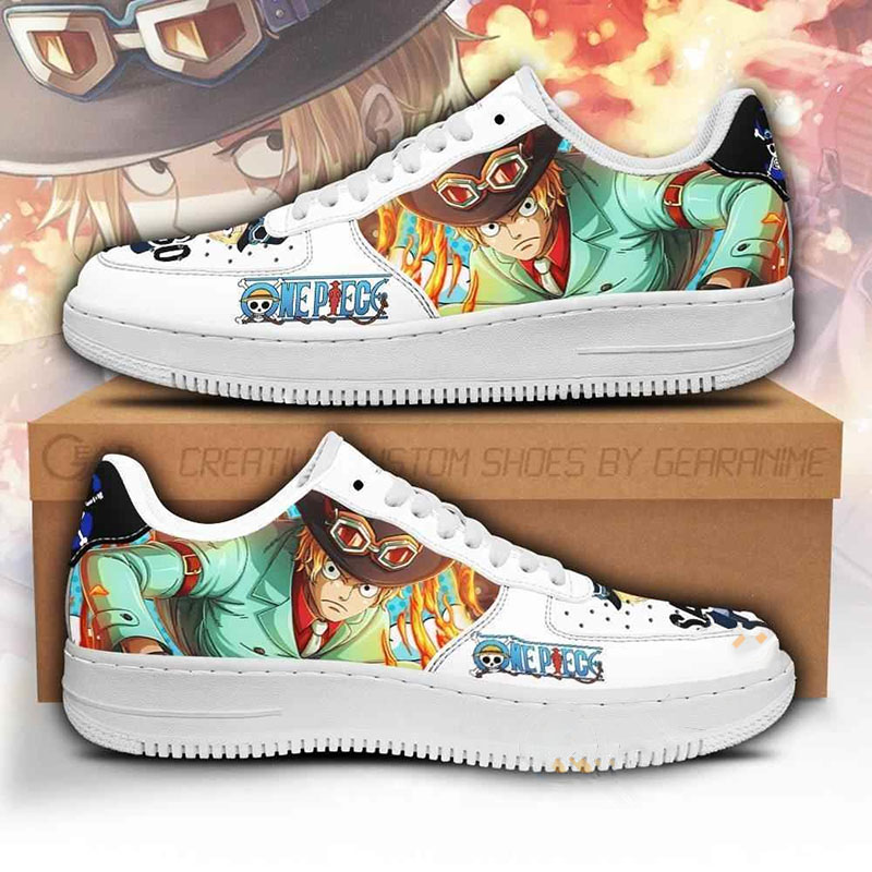 Sabo Custom One Piece Anime Nike Air Force Shoes