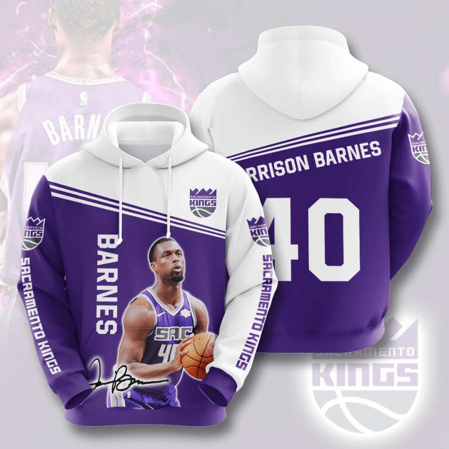 Sacramento Kings Custom Hoodie 3D