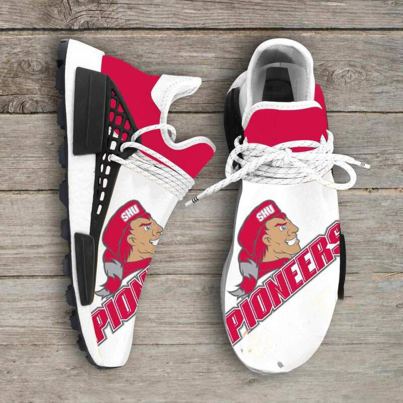 Sacred Heart Pioneers Ncaa NMD Human Shoes 1 Sacred Heart Pioneers Ncaa NMD Human Shoes
