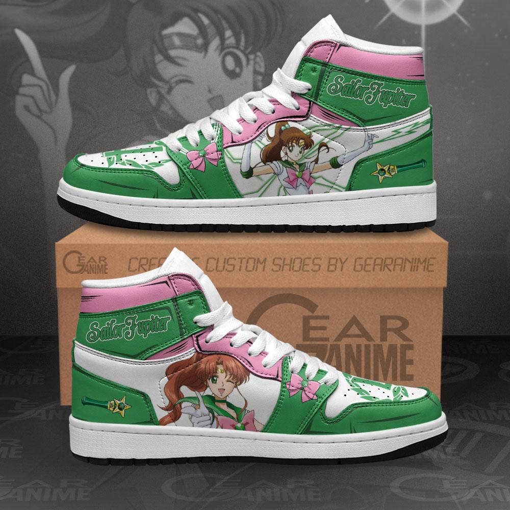 Sailor Jupiter Sneakers Sailor Moon Anime Air Jordan Shoes