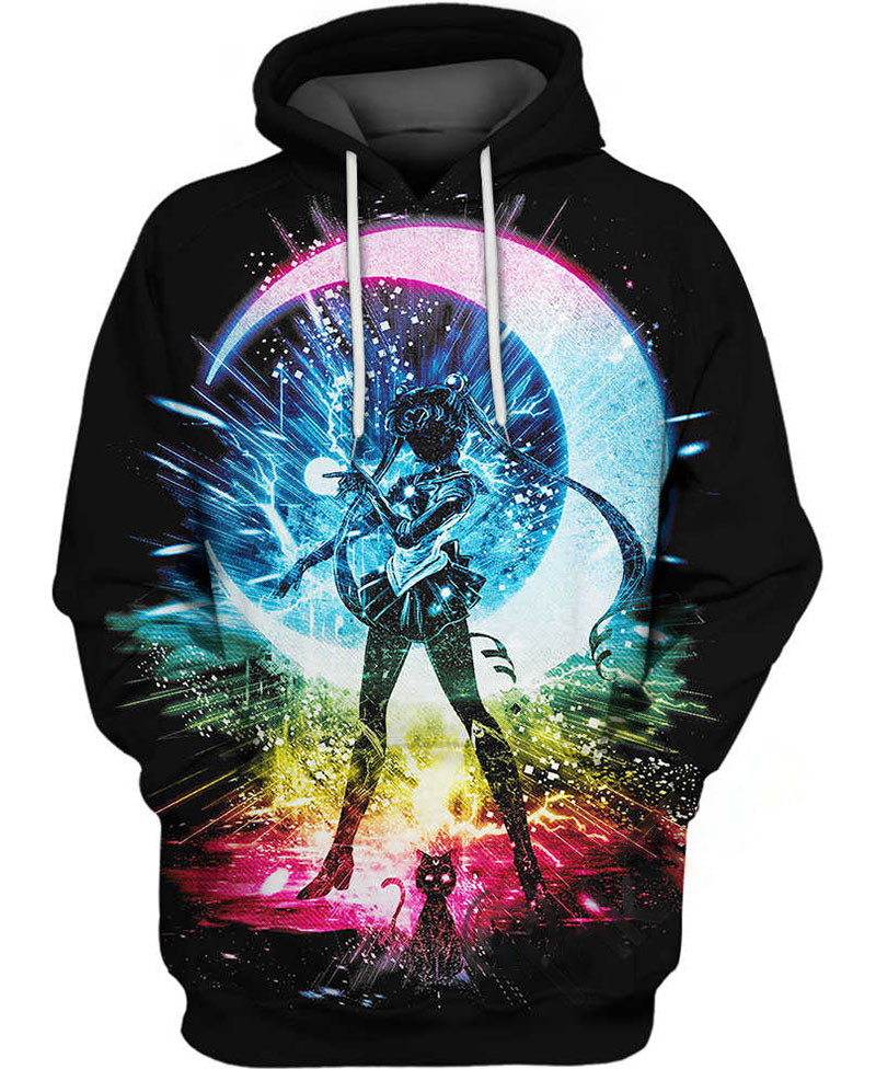 Sailor Moon Pretty Guardian Hoodie 3D