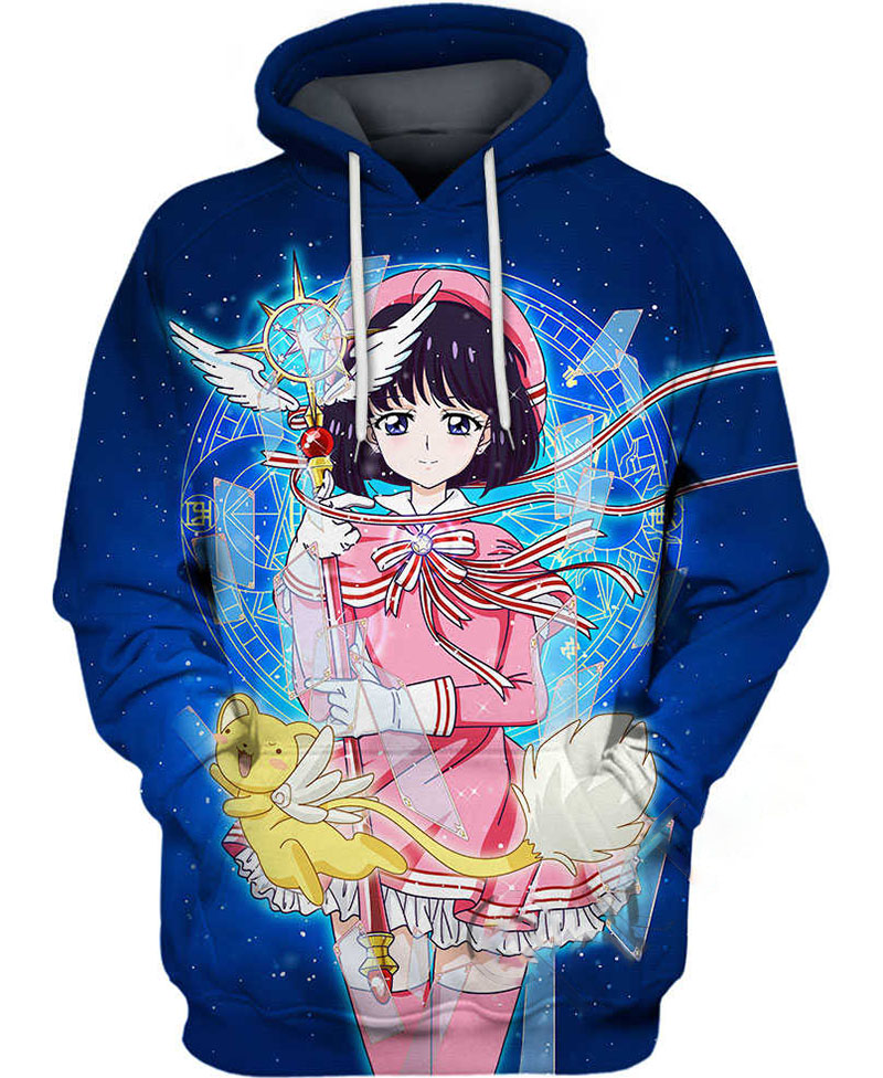 Sailor Saturn Hoodie 3D 2 Sailor Saturn Hoodie 3D