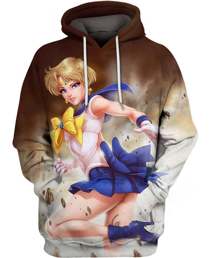 Sailor Uranus Hoodie 3D