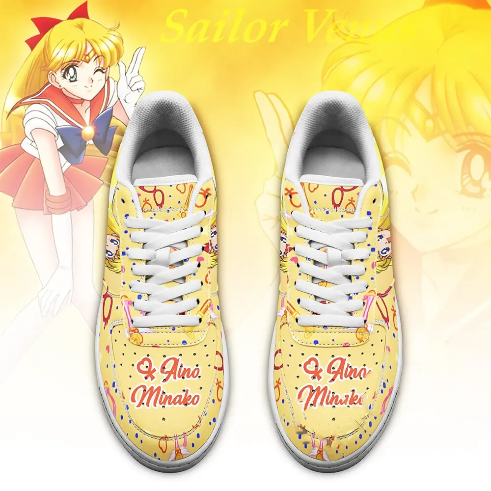 Sailor Venus Sailor Moon Anime Fan Gift Amazon Nike Air Force Shoes