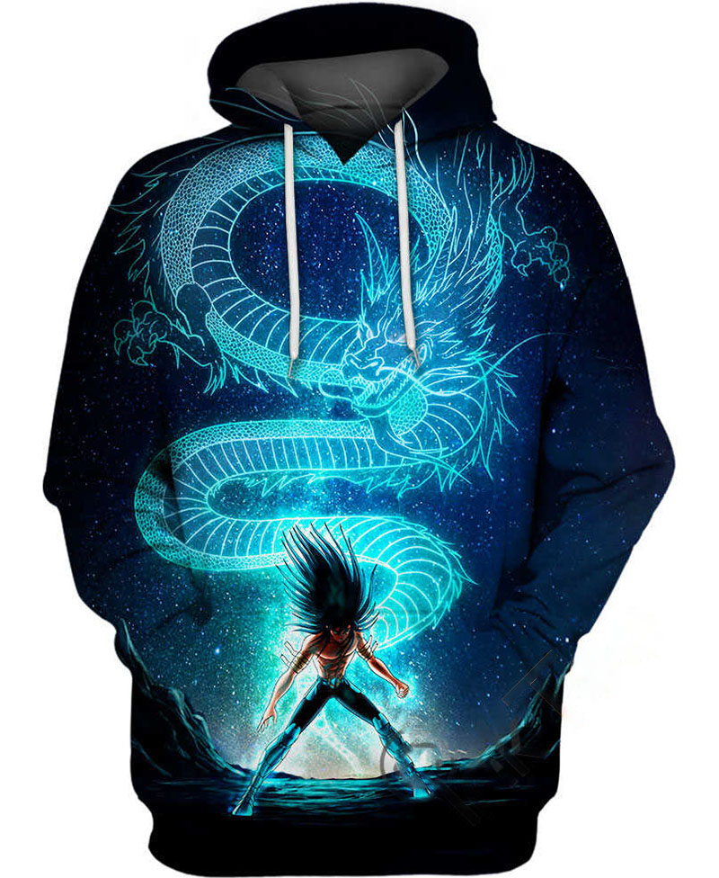 Saint Seiya Dragon Bronze Hoodie 3D