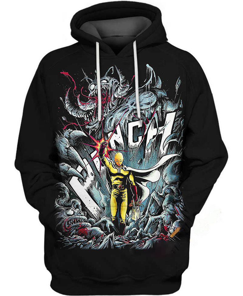 Saitama One Punch Man Hoodie 3D