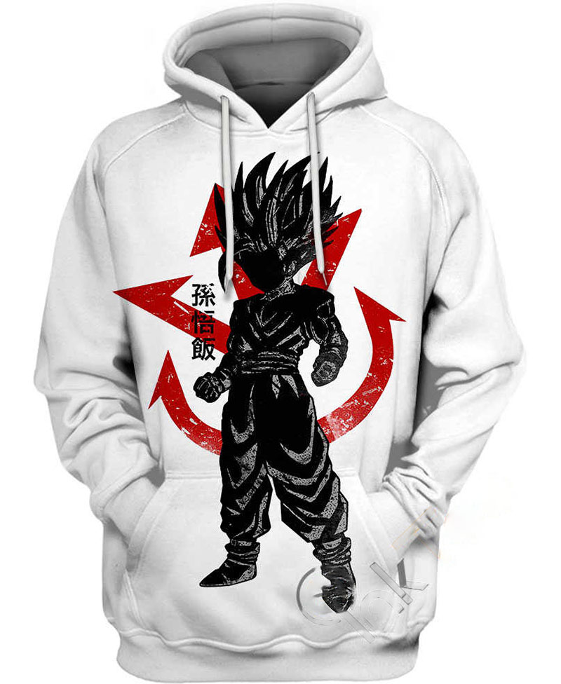 Saiyan Gohan Hoodie 3D