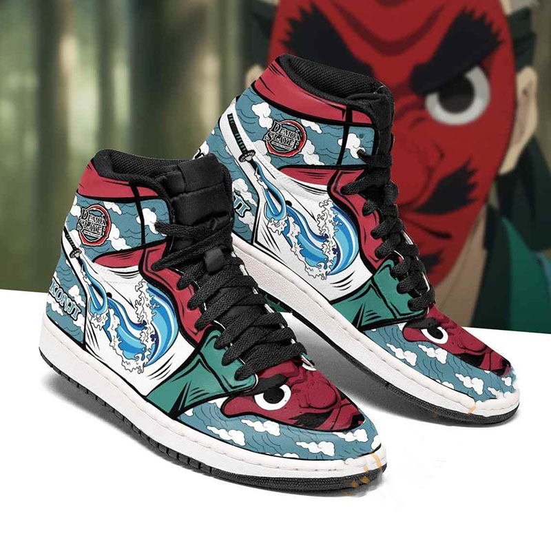 Sakonji Costume Demon Slayer Sneakers Anime Air Jordan Shoes