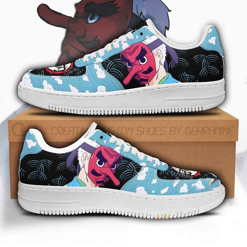 Sakonji Custom Demon Slayer Anime Nike Air Force Shoes
