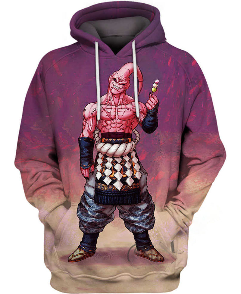 Samurai Buu Hoodie 3D