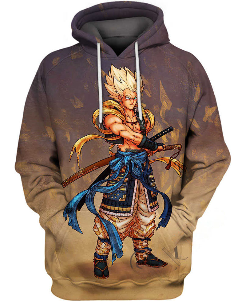 Samurai Gogeta Hoodie 3D