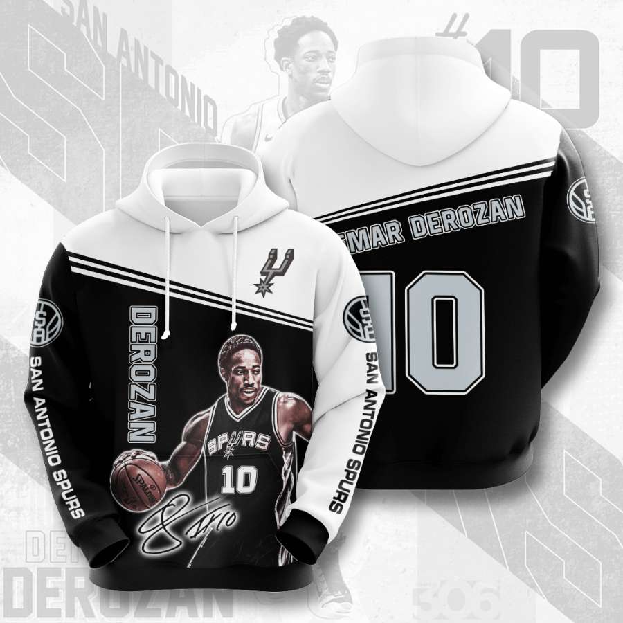 San Antonio Spurs Custom Hoodie 3D 10 San Antonio Spurs Custom Hoodie 3D