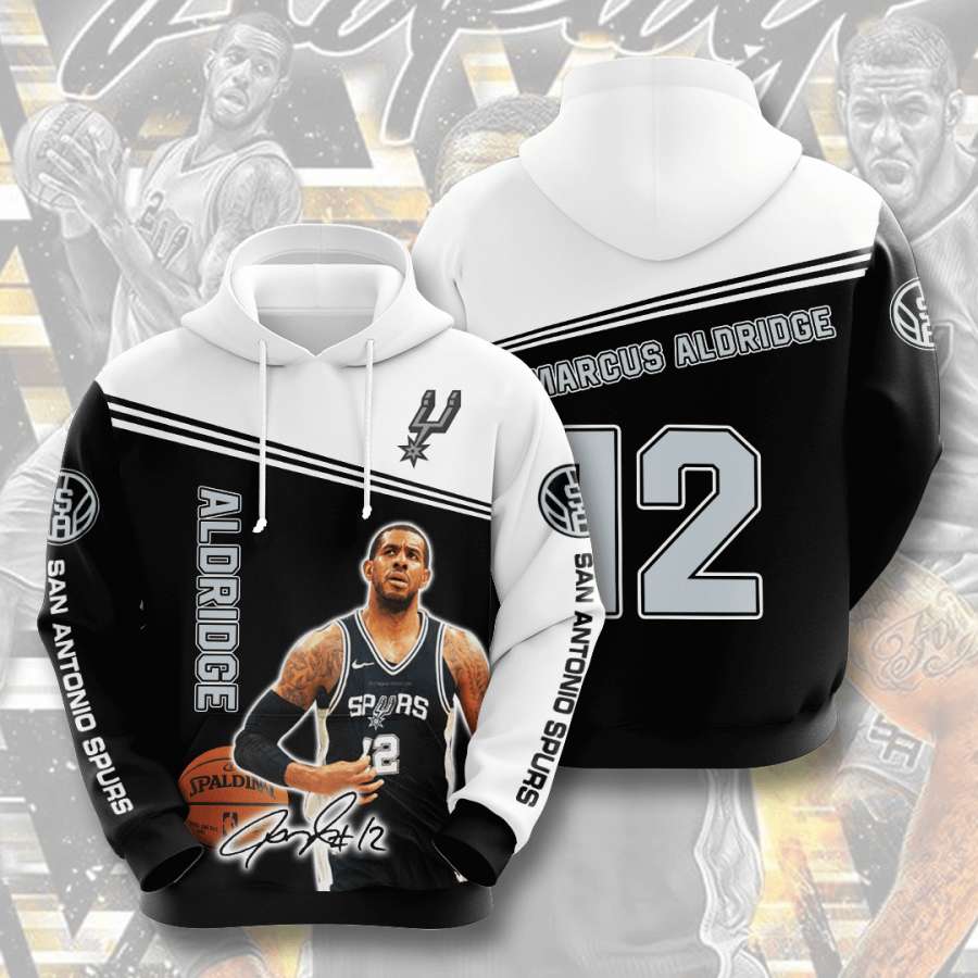 San Antonio Spurs Custom Hoodie 3D