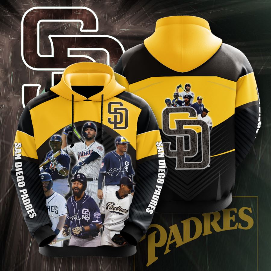 San Diego Padres Custom Hoodie 3D