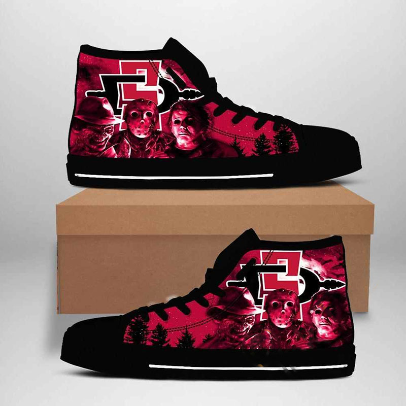 San Diego State Aztecs Ncaa High Top Shoes