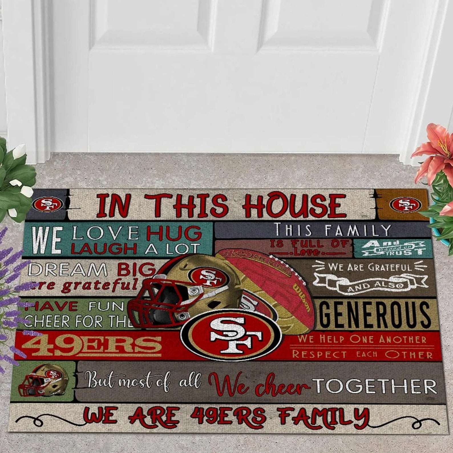 San Francisco 49ers Doormat 8 San Francisco 49ers Doormat