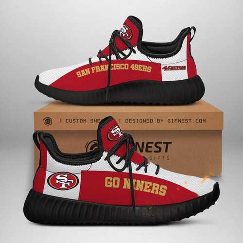 San Francisco 49ers Football Customize Yeezy Boost