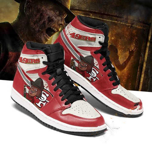 San Francisco 49ers Horror Custom Air Jordan Shoes