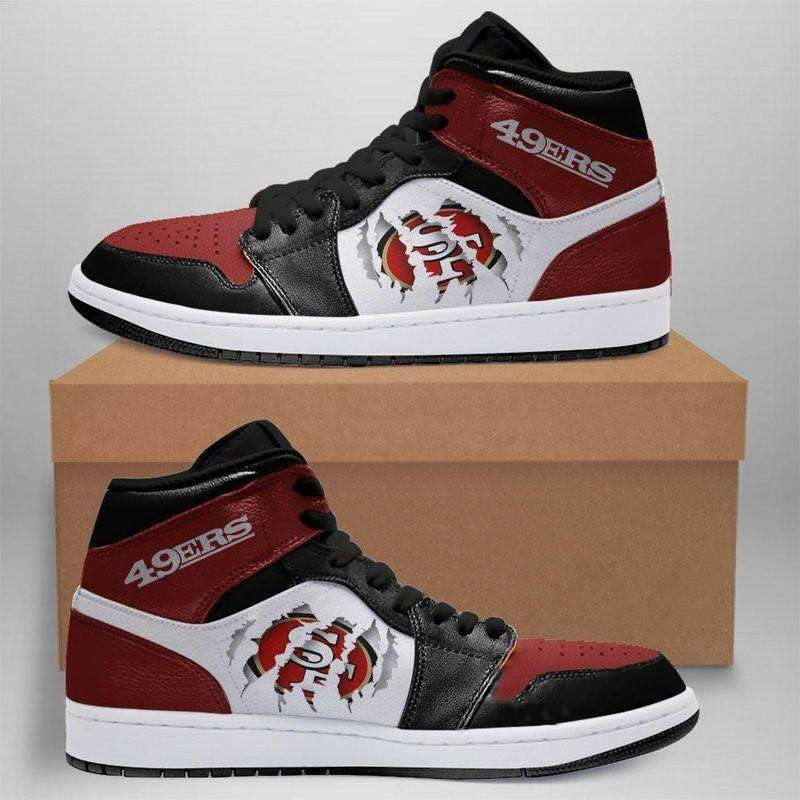 San Francisco 49ers Nfl Custom Air Jordan Shoes