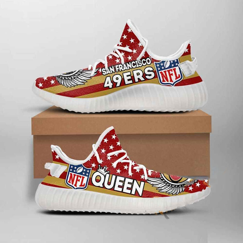 San Francisco 49ers Queen Nfl Yeezy Boost 5 San Francisco 49ers Queen Nfl Yeezy Boost
