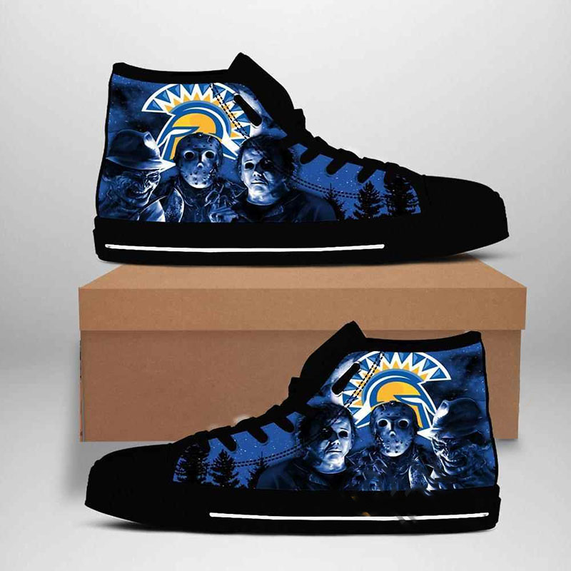 San Jose State Spartans Ncaa High Top Shoes