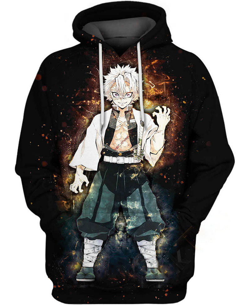 Sanemi Shinazugawa Hoodie 3D 1 Sanemi Shinazugawa Hoodie 3D