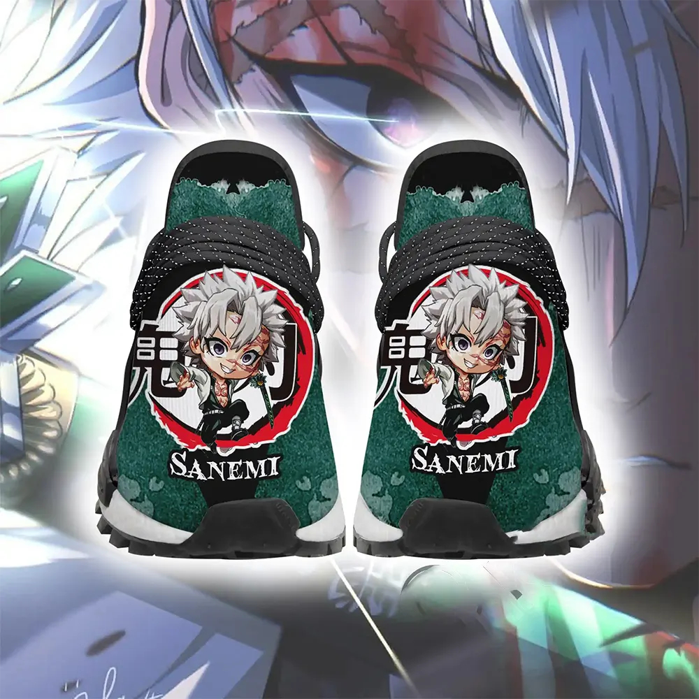 Sanemi Shinazugawa Custom Demon Slayer Anime Amazon NMD Human Shoes