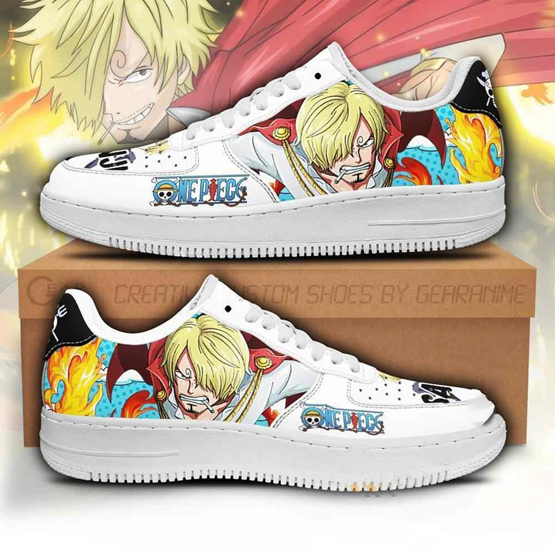 Sanji Custom One Piece Anime Nike Air Force Shoes 8 Sanji Custom One Piece Anime Nike Air Force Shoes
