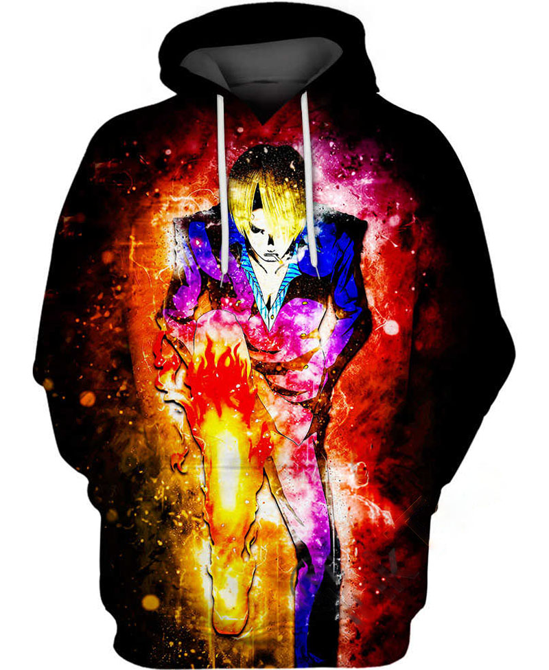Sanji Tremendous Leg Strength Hoodie 3D 8 Sanji Tremendous Leg Strength Hoodie 3D