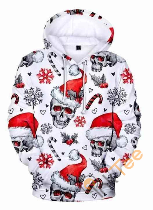 Santa Claus Skull Christmas Hoodie 3d 8 Santa Claus Skull Christmas Hoodie 3d