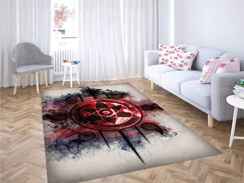 Sasuke Rinnegan Carpet Rug 2 Sasuke Rinnegan Carpet Rug