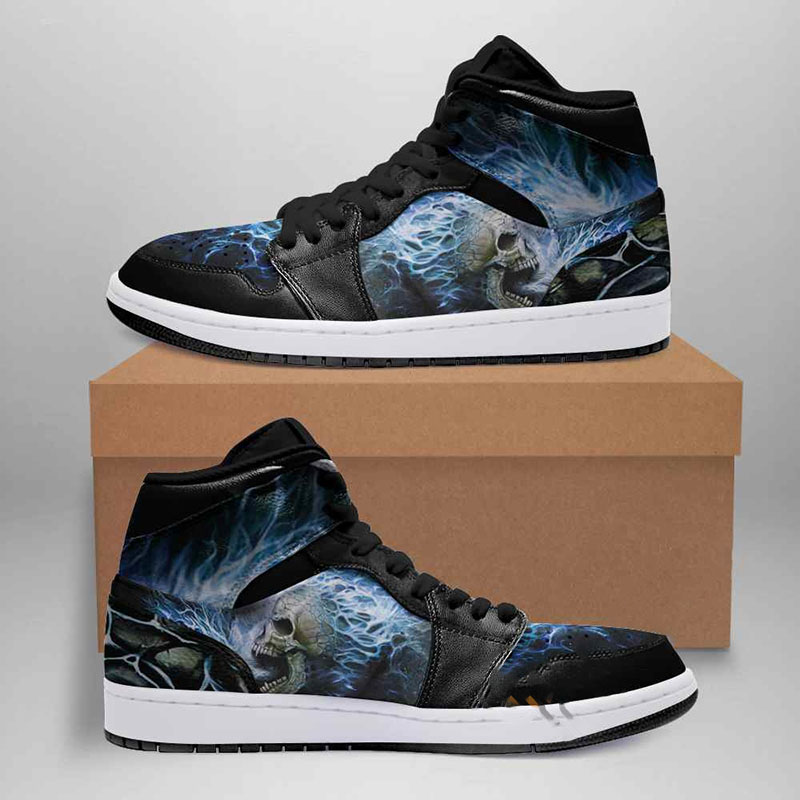 Satan Skull Custom Air Jordan Shoes