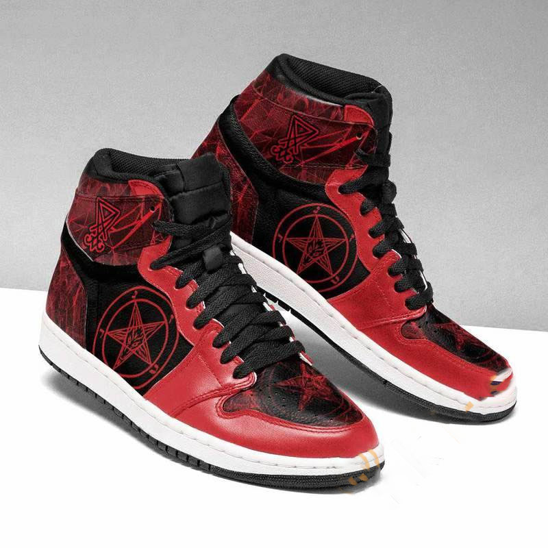 Satanic Red Custom Air Jordan Shoes