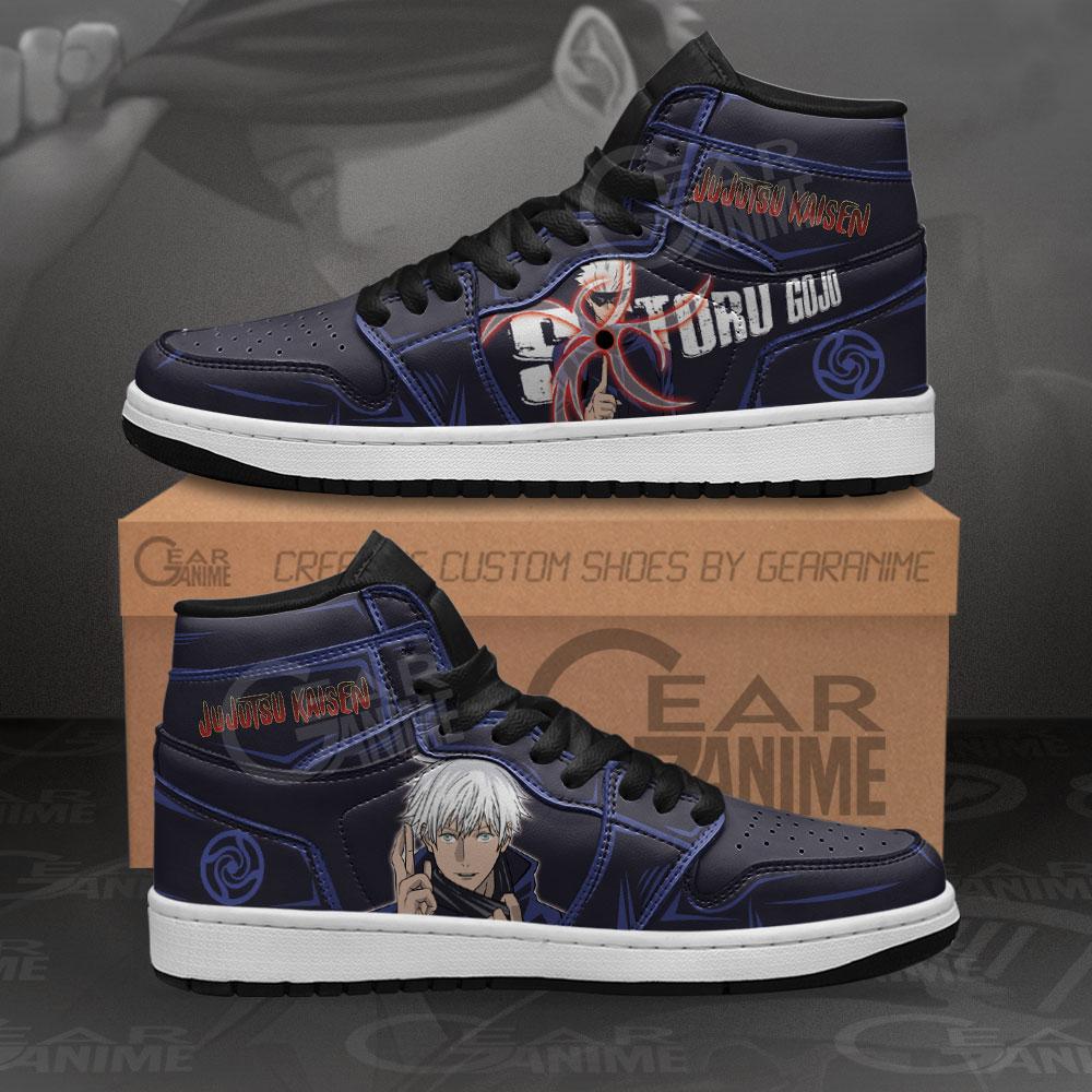 Satoru Gojo Sneakers Jujutsu Kaisen Anime Air Jordan Shoes