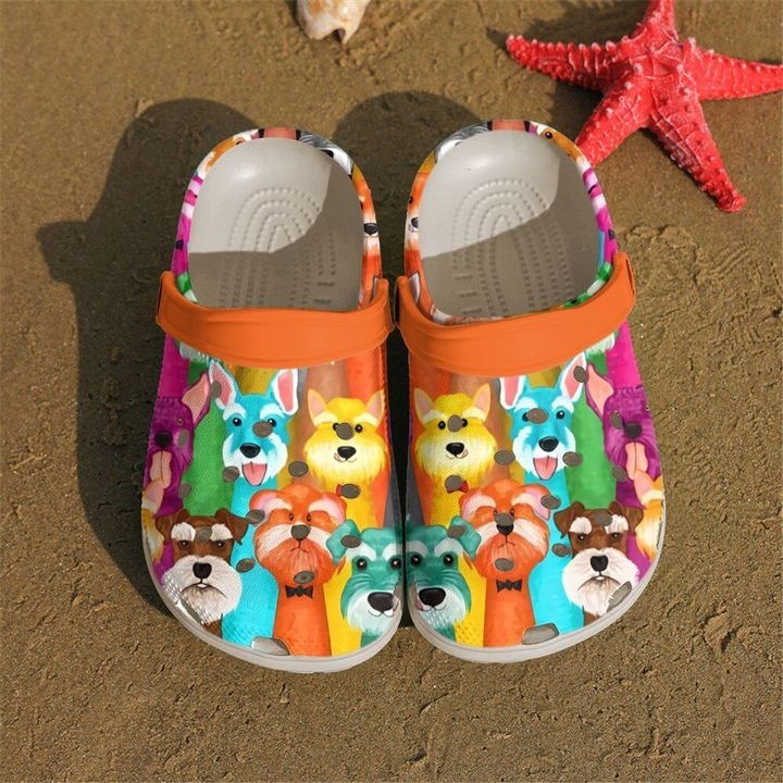 Schnauzer Doodles Crocs Clog Shoes 6 Schnauzer Doodles Crocs Clog Shoes