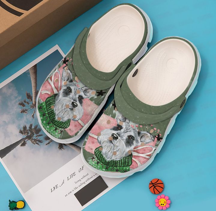 Schnauzer Love Crocs Clog Shoes 2 Schnauzer Love Crocs Clog Shoes