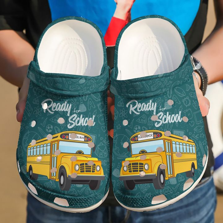 School Bus Driver Ready For Crocs Clog Shoes