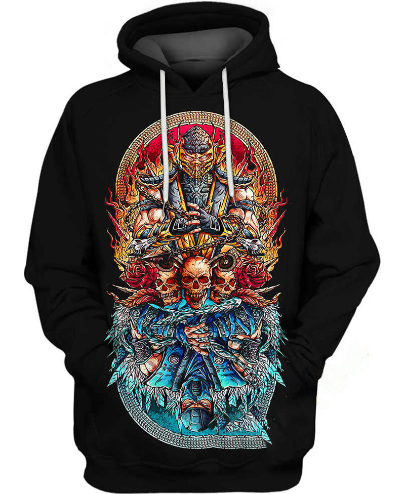 Scorpion Fire Vs Sub Zero Ice Hoodie 3D 7 Scorpion Fire Vs Sub Zero Ice Hoodie 3D