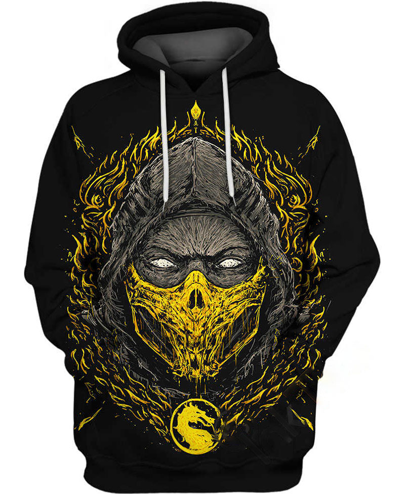 Scorpion Mortal Kombat Hoodie 3D