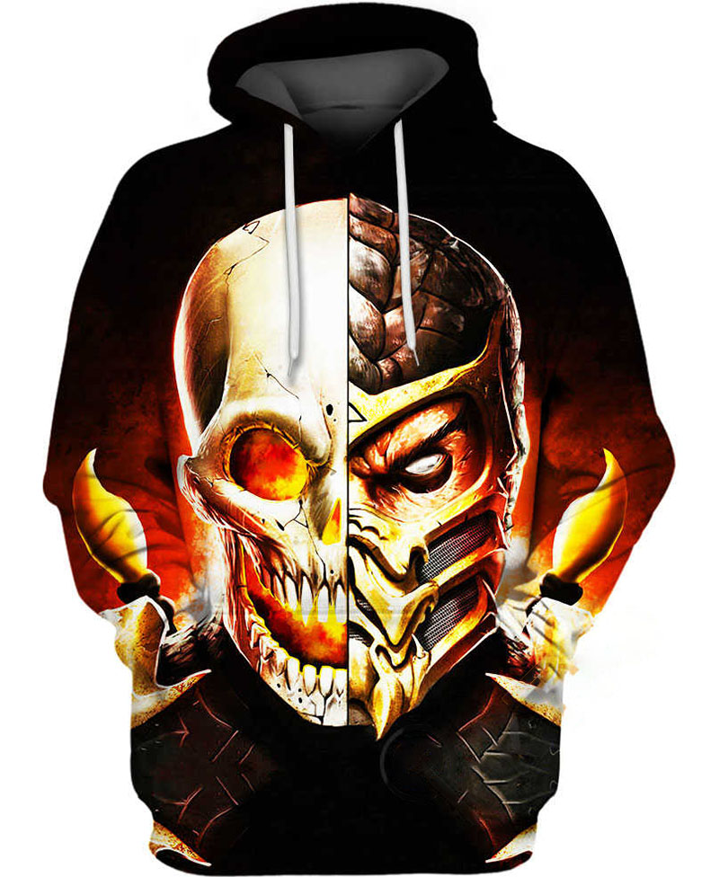 Scorpion Mortal Kombat Hoodie 3D