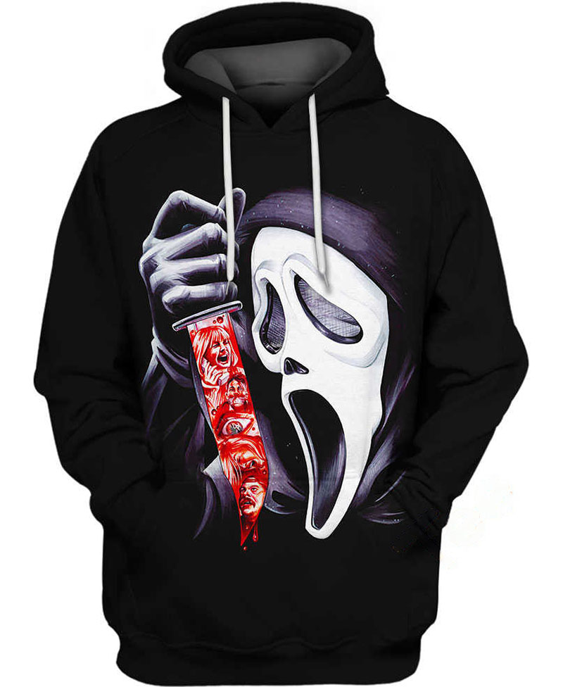 Scream Ghostface Hoodie 3D