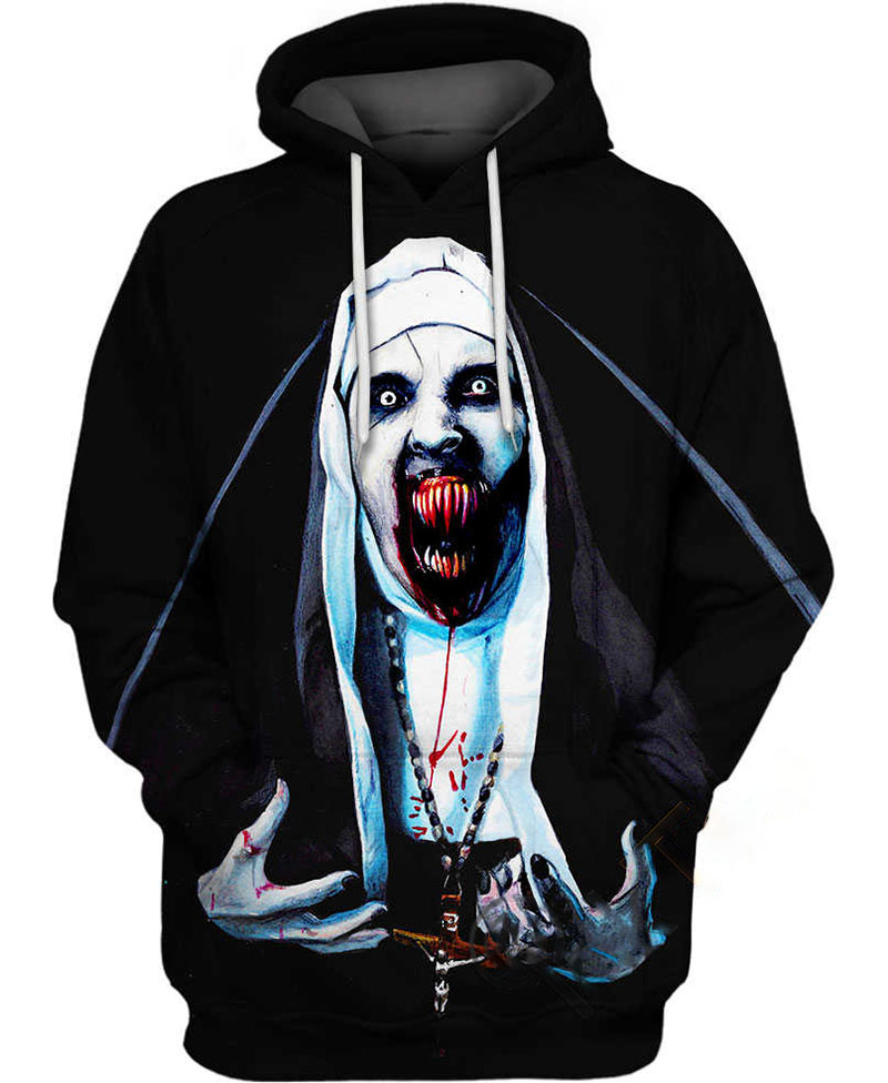 Screaming Valak Hoodie 3D 12 Screaming Valak Hoodie 3D