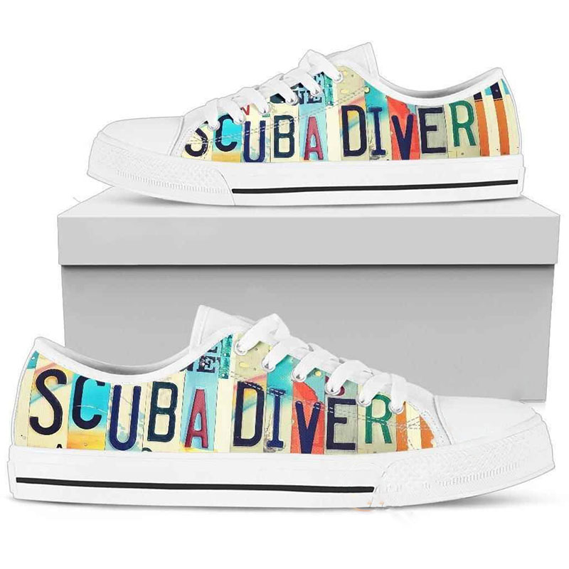 Scuba Diver Low Top Shoes 2 Scuba Diver Low Top Shoes